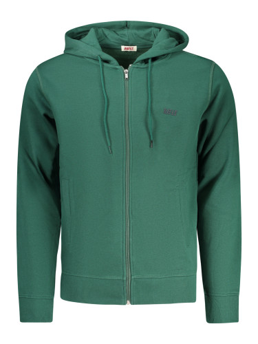 Зелен мъжки суичър с качулка