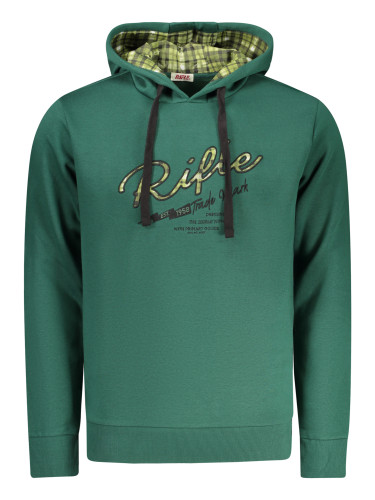 Зелен мъжки суичър с качулка