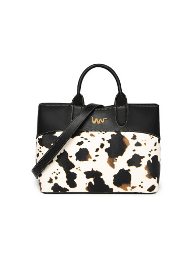 Чанта с кравешки принт Christel West