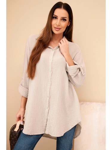 Муселинена риза Kesi Włoski Plus Size