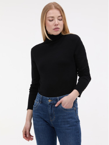 Дамски черен поло ORSAY