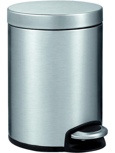 Кош за отпадъци EKO SERENE с педал (5 л) - инокс мат