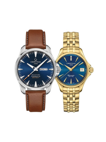 Комплект часовници за двойки Certina DS Action C032.430.16.041.00-C032.051.33.046.00