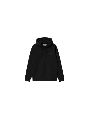 Carhartt WIP Hooded Script Embroidery Sweat Мъже - Суитшърти и блузи с качулка Carhartt WIP - Черен - I035392_0D2_XX-L - Size: L
