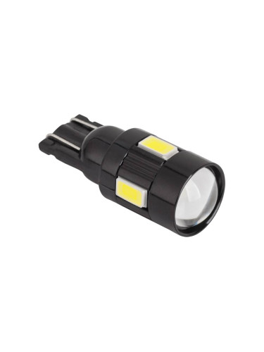 Автомобилна LED лампа, безцокълна, 12~16VDC, 1.35W, 6LED, WG- 2.1x9.5D, студено бяла, ZAR0178.1, Rebel