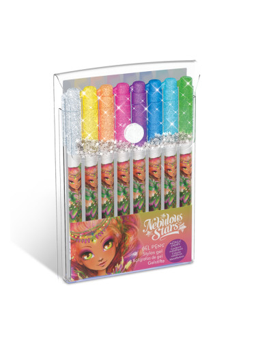 Гел химикалки - металически цветове Nebulous Stars, 8 броя