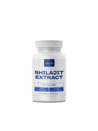 HS LABS - SHILAJIT EXTRACT 500 mg (20 % fulvic acid) - 90 capsules