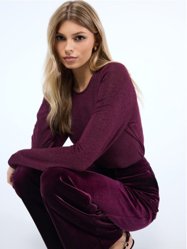 Mohito - Топ с метална нишка - кестеняво