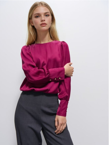 Mohito - Блуза от вискоза - тъмно лилаво