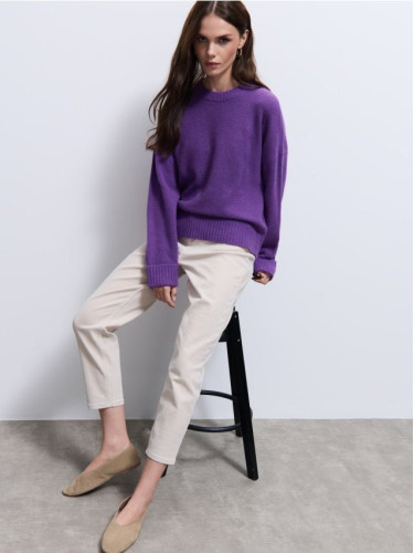 Mohito - Дънки mom slim - бежово