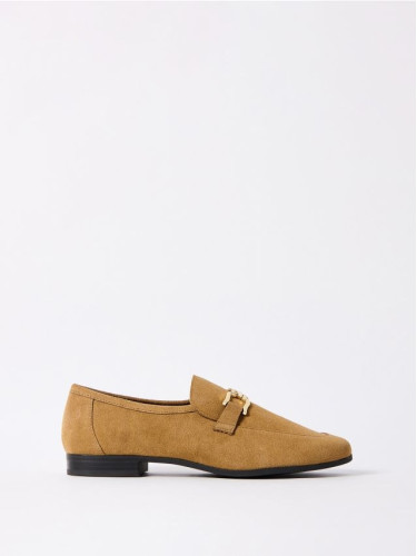 Mohito - Кожени лоуфъри - бежово