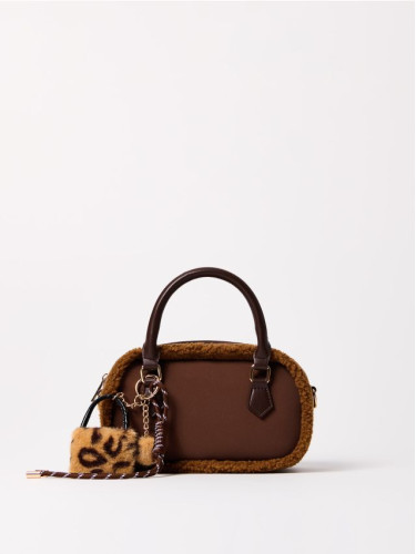 Mohito - Дамска чанта с ключодържател - кафяво