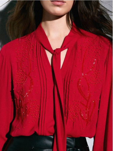 Mohito - Блуза от вискоза - червен