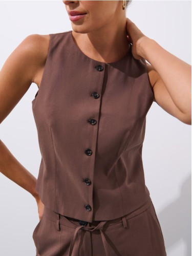 Mohito - Елек - тъмно кафяво