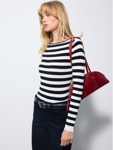 Mohito - Пуловер на райе - кремaво