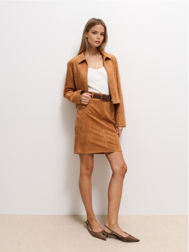 Mohito - Пола тип молив - кафяво