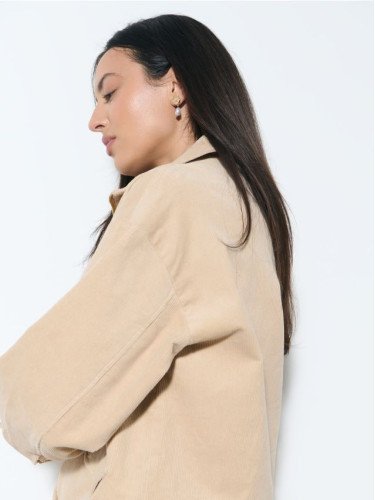 Mohito - Яке от рипсено кадифе - бежово