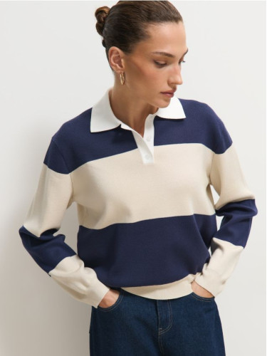 Mohito - Пуловер с яка - нави