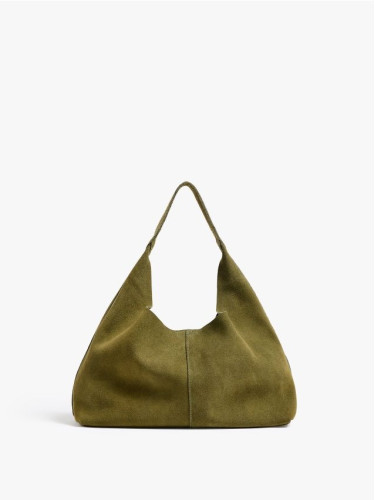 Mohito - Велурена чанта - маслинено зелено