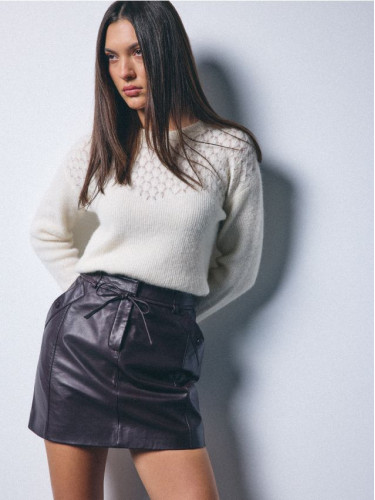 Mohito - Пуловер със съдържание на вълна от алпака - кремaво