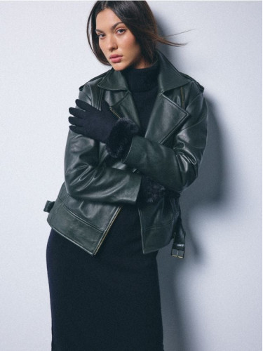 Mohito - Ръкавици със съдържание на вълна - черен