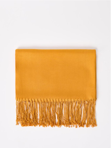 Mohito - Шал с високо съдържание на вискоза - горчичено