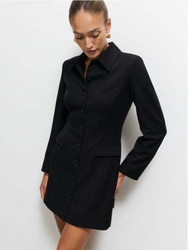 Mohito - Мини рокля с кройка на сако - черен