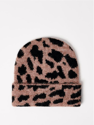 Mohito - Шапка beanie с леопардов десен - цветен