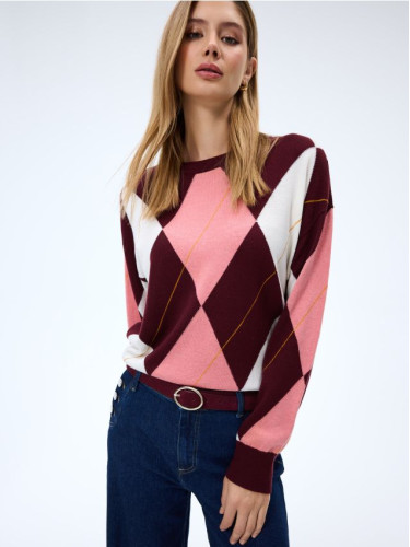 Mohito - Пуловер със съдържание на вълна - кларет