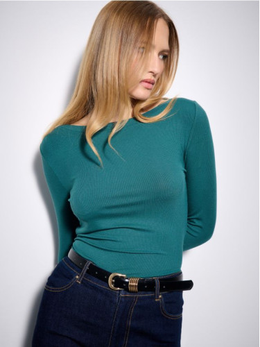 Mohito - Прилепнала блуза - зелено