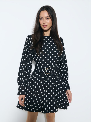 Mohito - Мини рокля на точки - черен