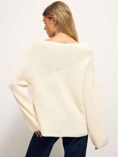 Mohito - Пуловер oversize - кремaво
