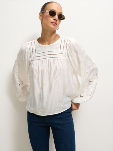 Mohito - Viscose rich blouse - кремaво