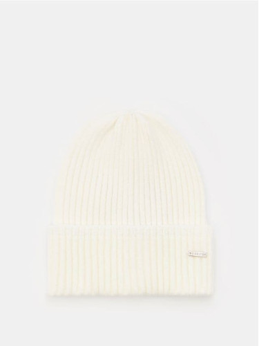 Mohito - Дамска шапка beanie - кремaво