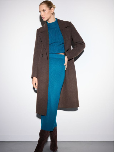 Mohito - Трикотажна миди пола - зелено