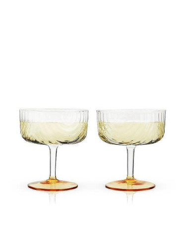 Комплект от 2 бр. чаши за коктейли купе VISKI  DECO GATSBY - 270 мл
