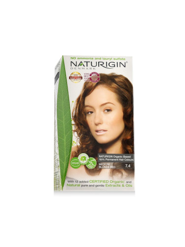 Naturigin Permanent Hair Colour Боя за коса 115 ml Нюанс Medium Blonde Red 7.4