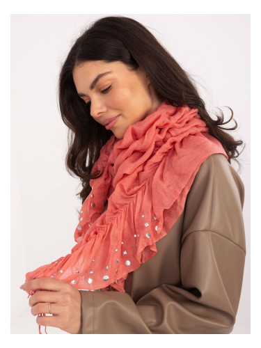 Оранжев шал с орнаменти