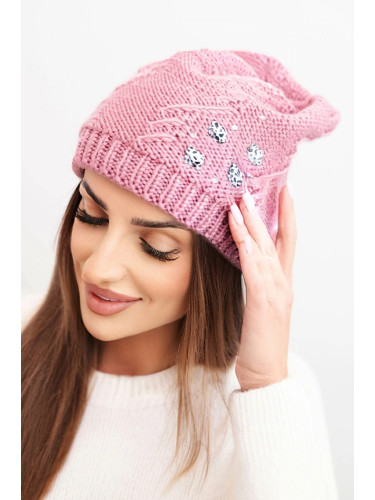 Дамска зимна шапка с апликации Kesi
