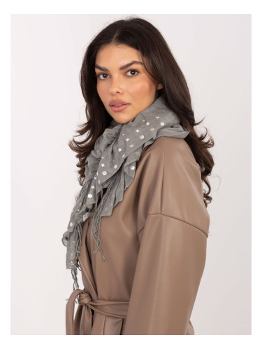 Сив шал на точки