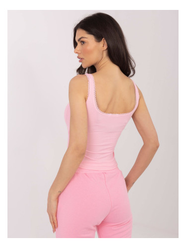 Розов дамски топ