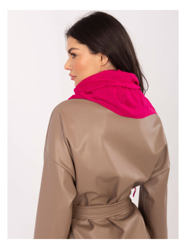 Шал в цвят фуксия с украшения