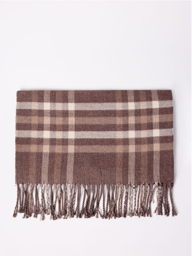 Mohito - Кариран шал - кафяво