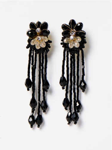 Mohito - Висящи обеци - черен