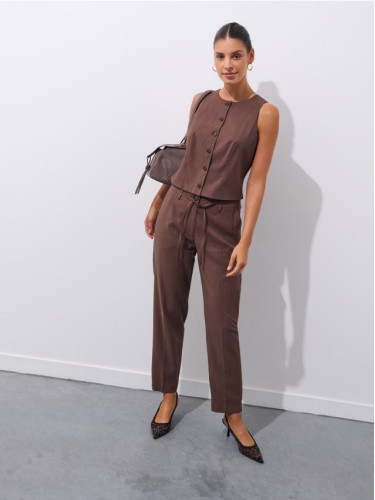 Mohito - Панталон тип цигара - тъмно кафяво