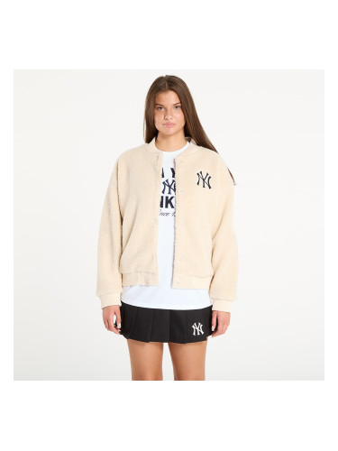 Яке New Era MLB Sherpa Bomber New York Yankees Light Cream XL