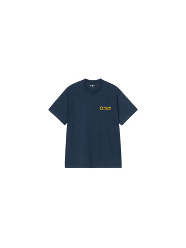 Carhartt WIP S/S Schooling T-Shirt Мъже - Тениски Carhartt WIP - Син - I035453_VQ_XX-L - Size: L