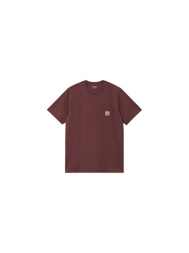 Carhartt WIP S/S Pocket T-Shirt Burgundy Мъже - Тениски Carhartt WIP - Бордо - I030434_33K_XX-XL - Size: XL