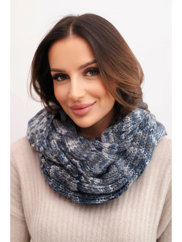 Дамски зимен шал на пъстри шарки KN24