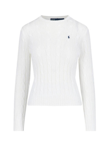 Бял пуловер Polo Ralph Lauren